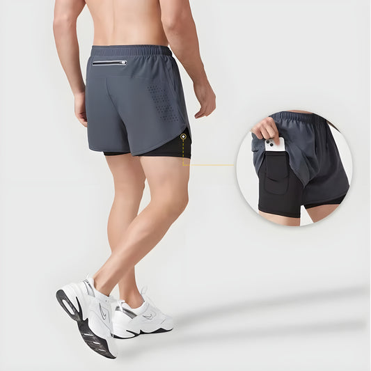 2-in-1 Performance trainingsshorts - By ENDURACE.