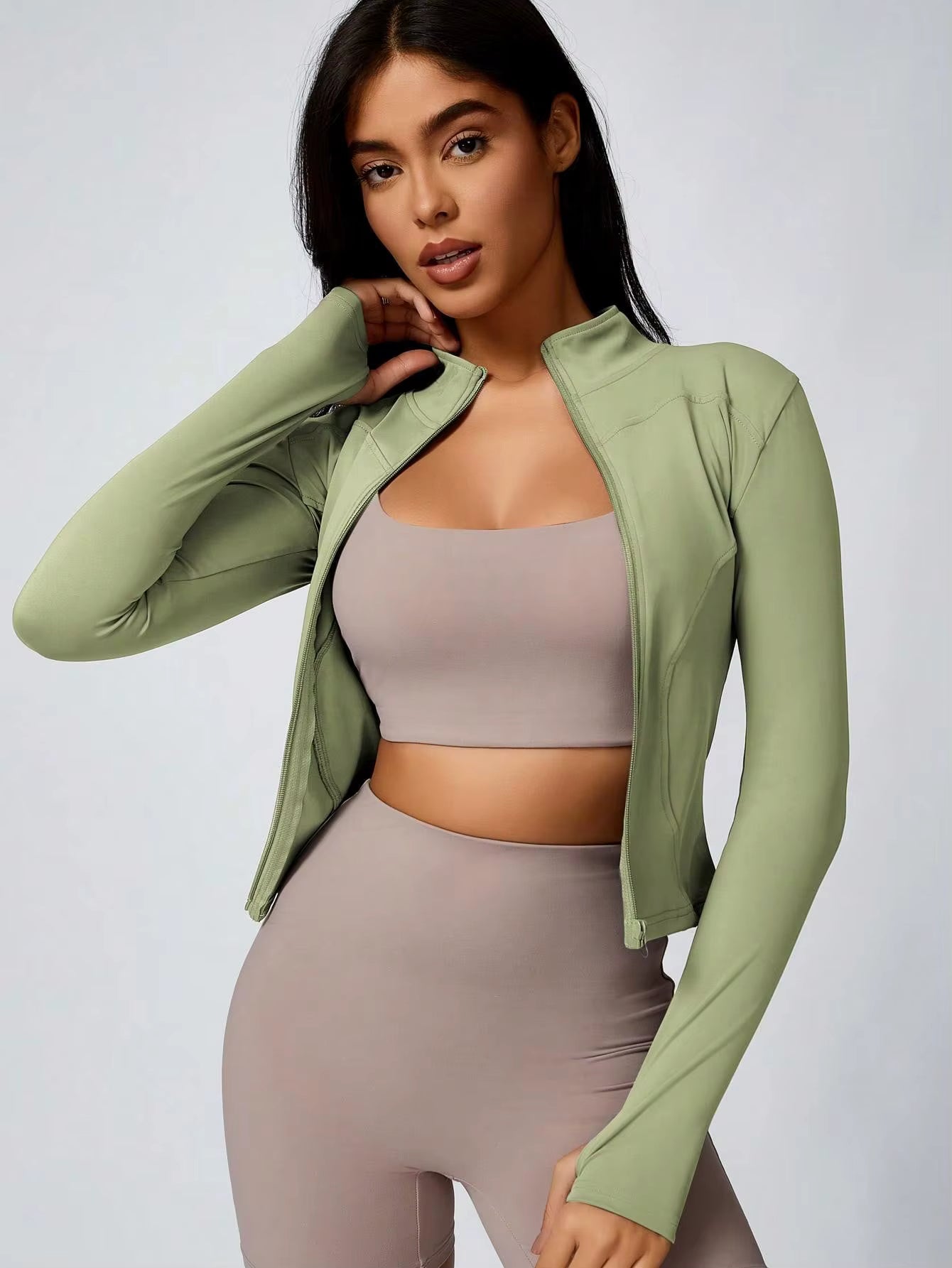 Fitted zip-up jacket - By ENDURACE.