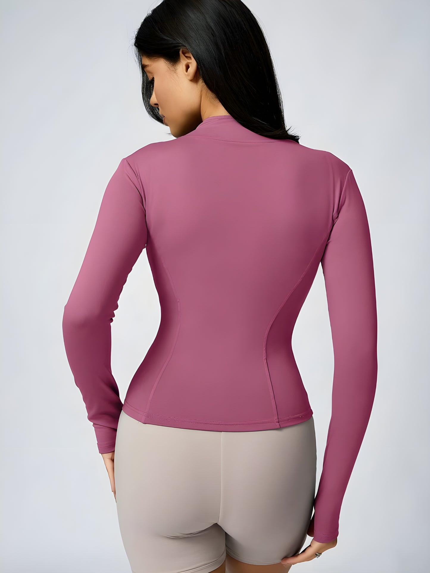 Fitted zip-up jacket - By ENDURACE.